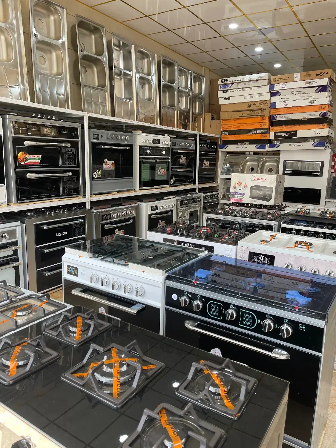 اجاق گاز طرح فرmdf لعابی پخش مشهد کدm22|اجاق گاز و لوازم برقی پخت‌وپز|مشهد, نوید|دیوار