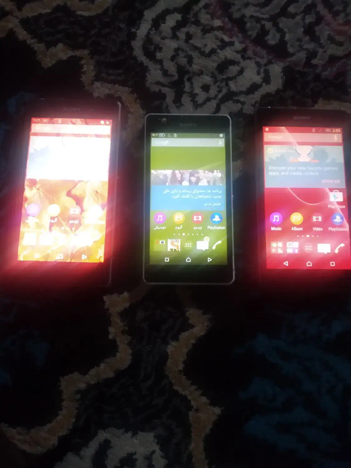 4عدد گوشی لمسی|موبایل|چهاردانگه (تهران), |دیوار