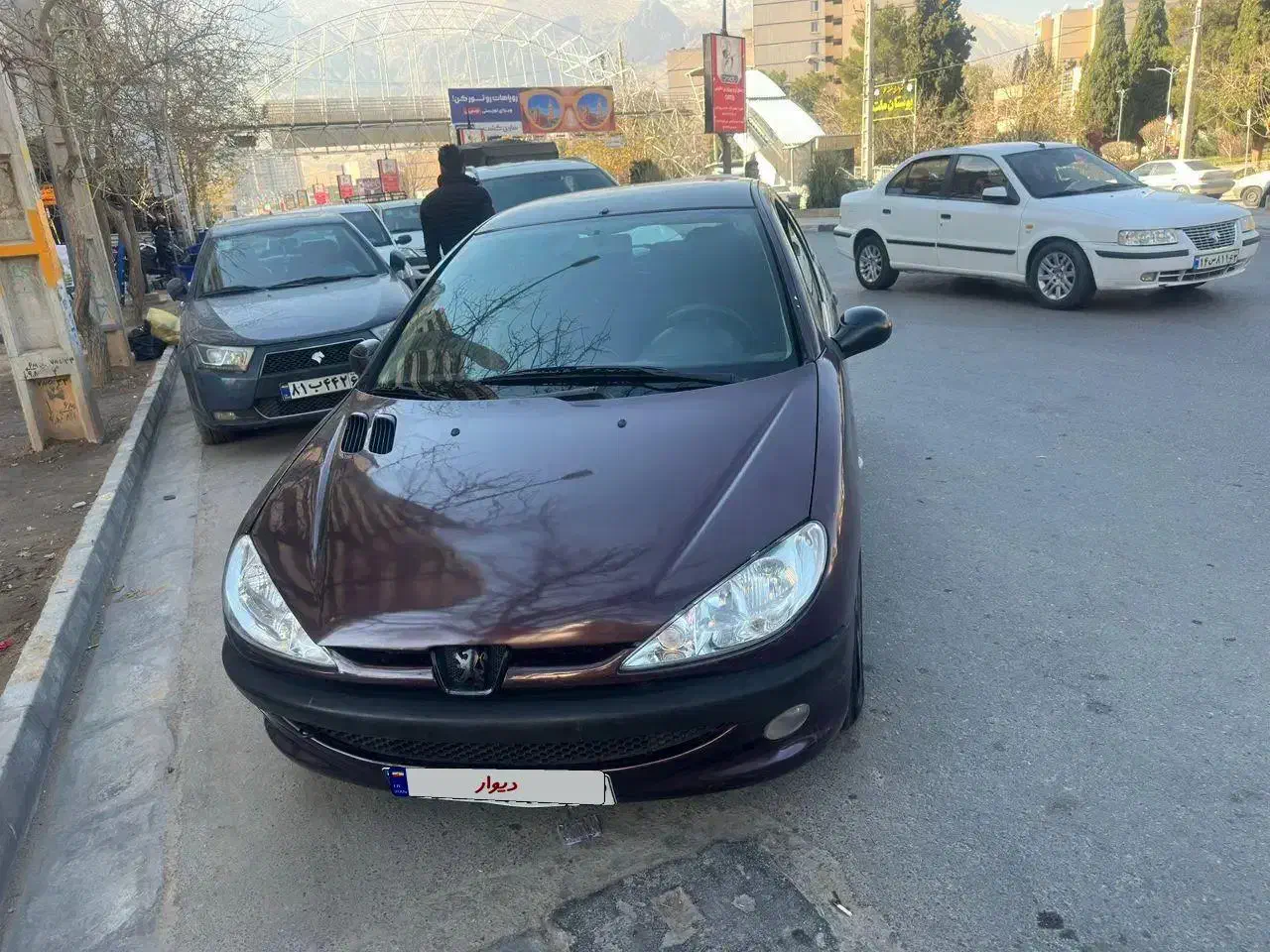 پژو 206 v8 sd|خودرو سواری و وانت|شیراز, معالی‌آباد|دیوار