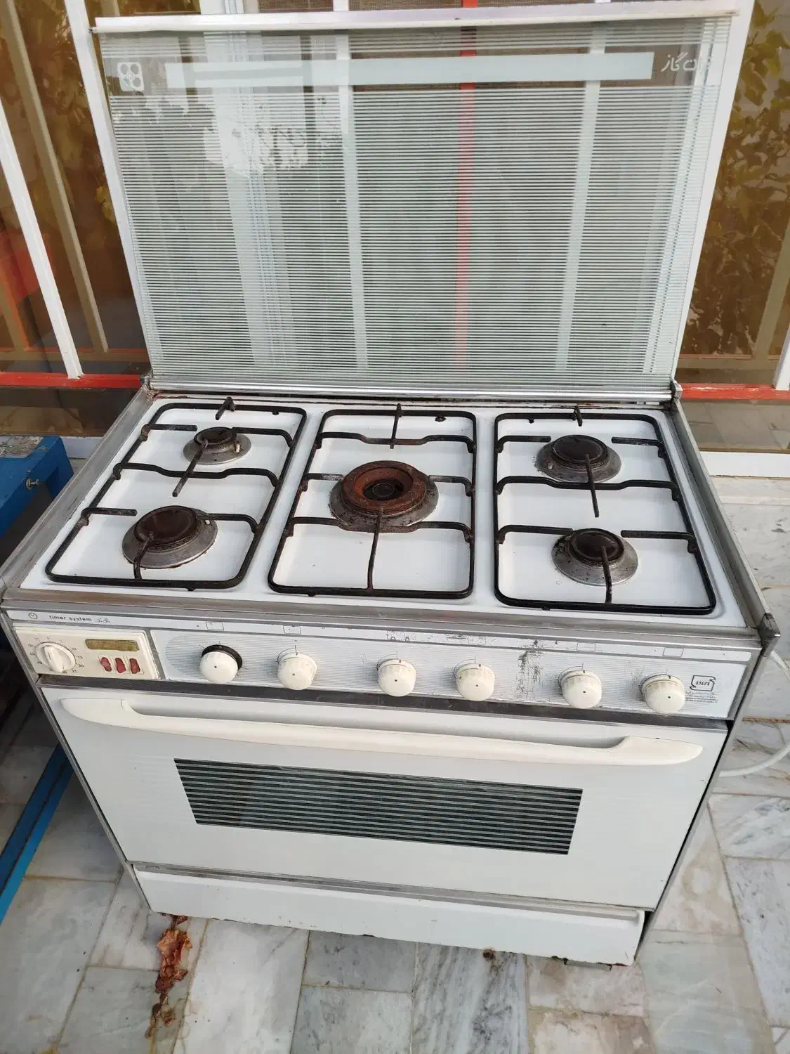 اجاق گاز پنج شعله فردار و ترموکوپل دار|اجاق گاز و لوازم برقی پخت‌وپز|گلپایگان, |دیوار