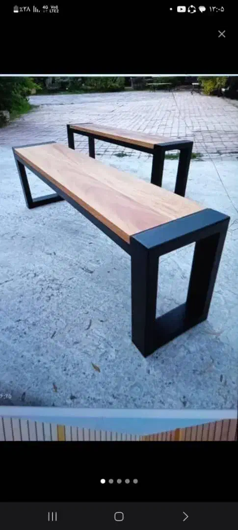 متال وود chair|میز و صندلی غذاخوری|شیراز, دوکوهک|دیوار