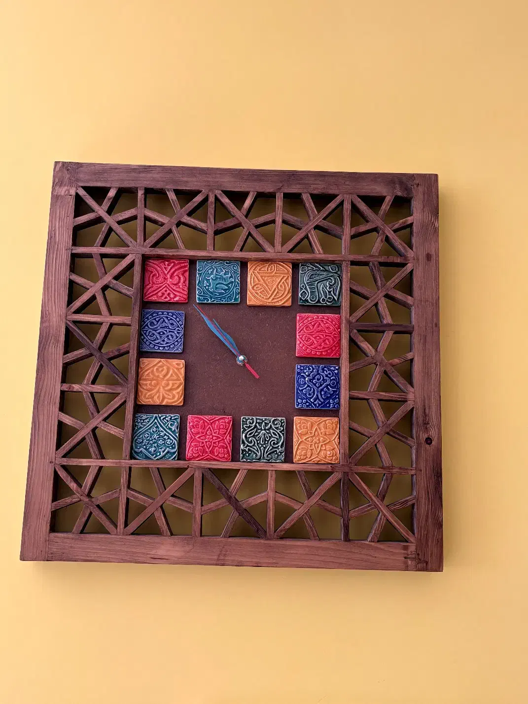 ساعت چوبی|ساعت دیواری و تزئینی|بیرجند, |دیوار