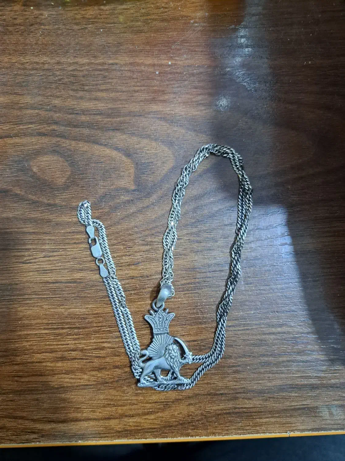 زنجیر و پلاک نقره عیار بالا|جواهرات|تهران, نجات اللهی|دیوار