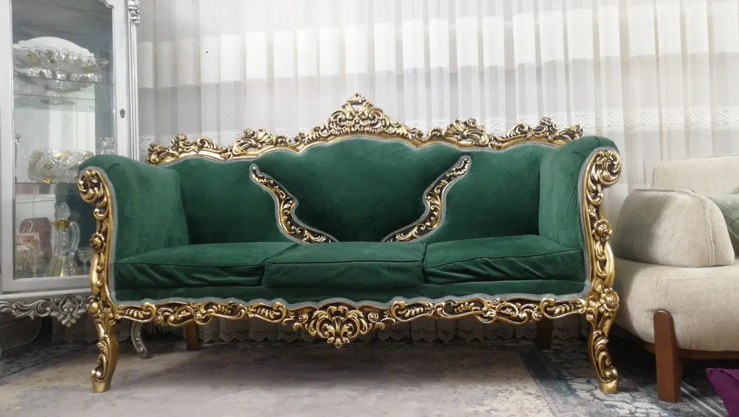 کاناپه 3نفره|مبلمان خانگی و میز عسلی|قم, باجک یک|دیوار