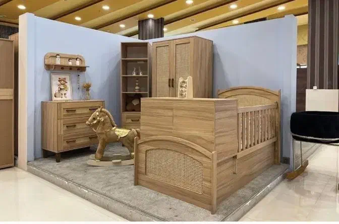 تخت و کمد نوزاد|تخت و سرویس خواب|اراک, |دیوار