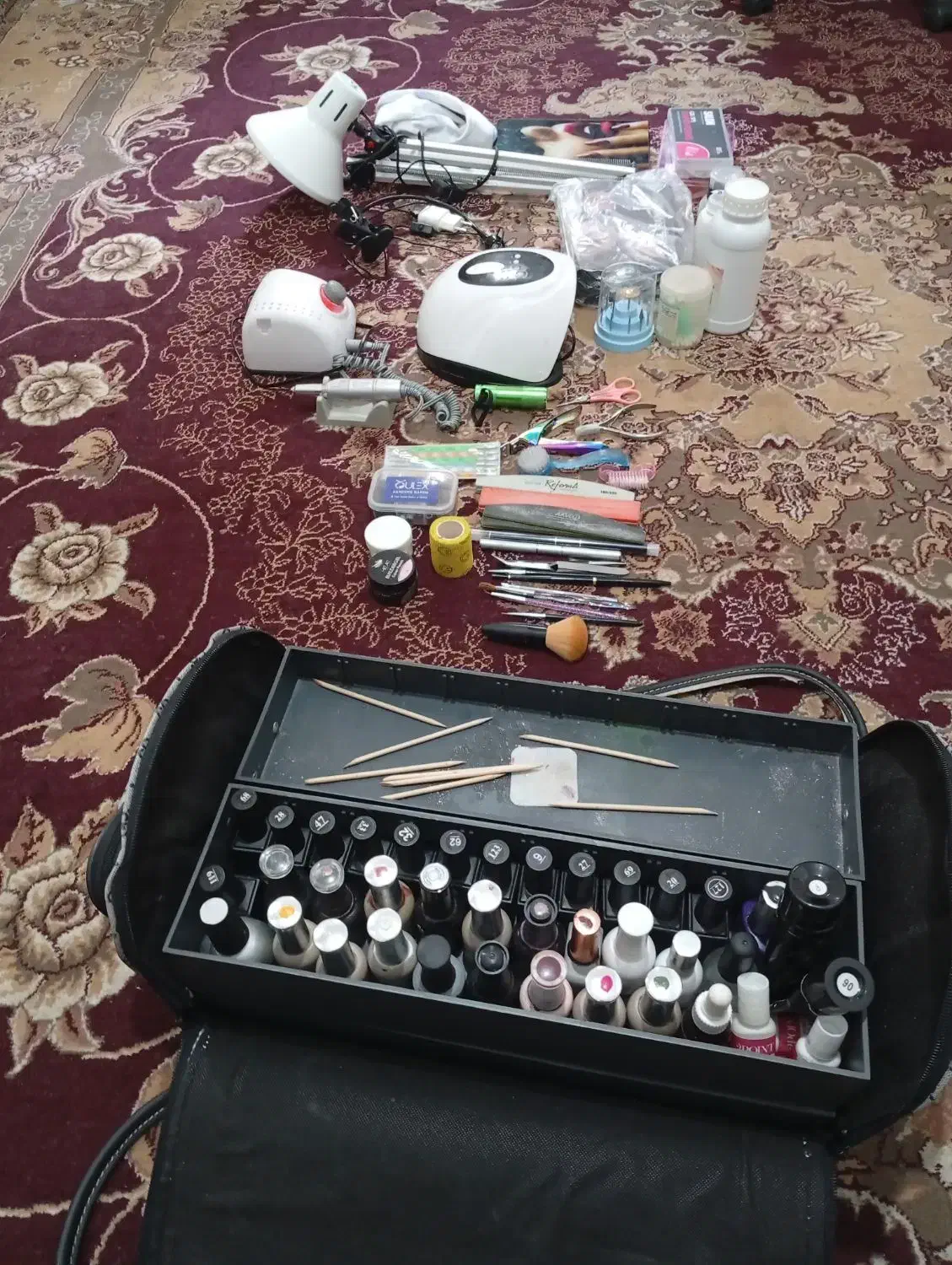 وسایل کاشت ناخن|آرایشی، بهداشتی، درمانی|خفر, |دیوار