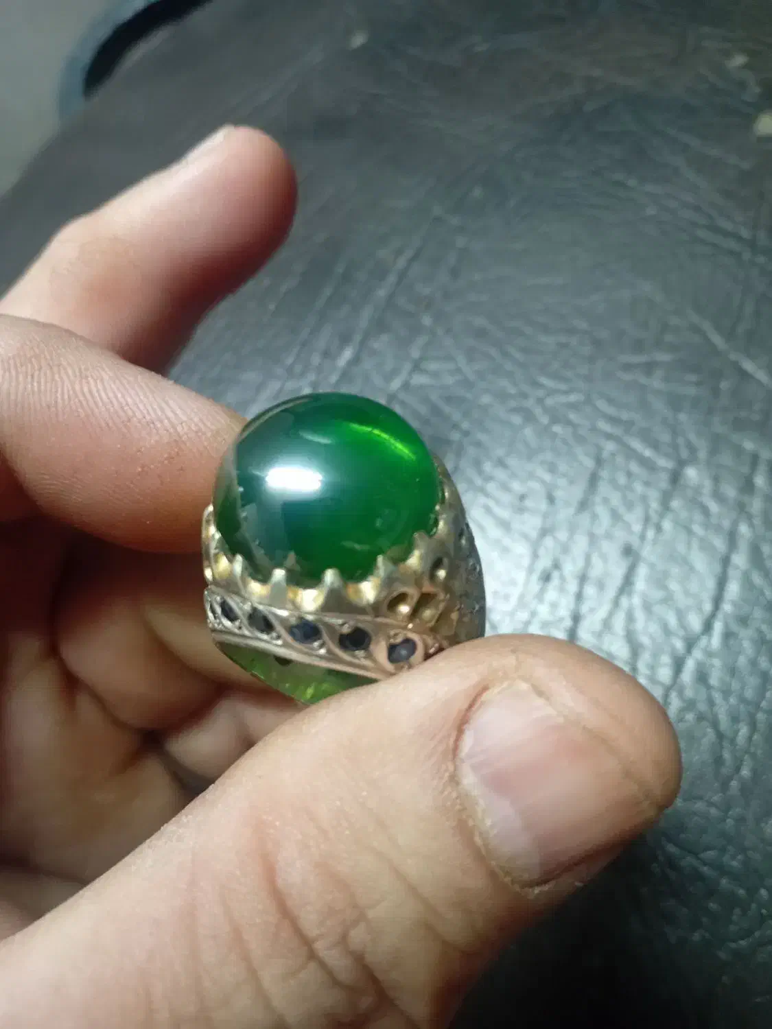 یاقوت‌استارسبزاصلی‌‌‌کمیاب‌‌کمیاب|کلکسیون اشیاء عتیقه|قم, بکایی|دیوار