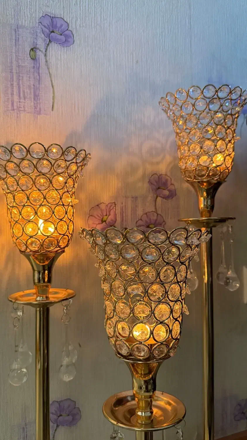 شمعدان کنار سالنی|لوستر و چراغ آویز|رفسنجان, |دیوار