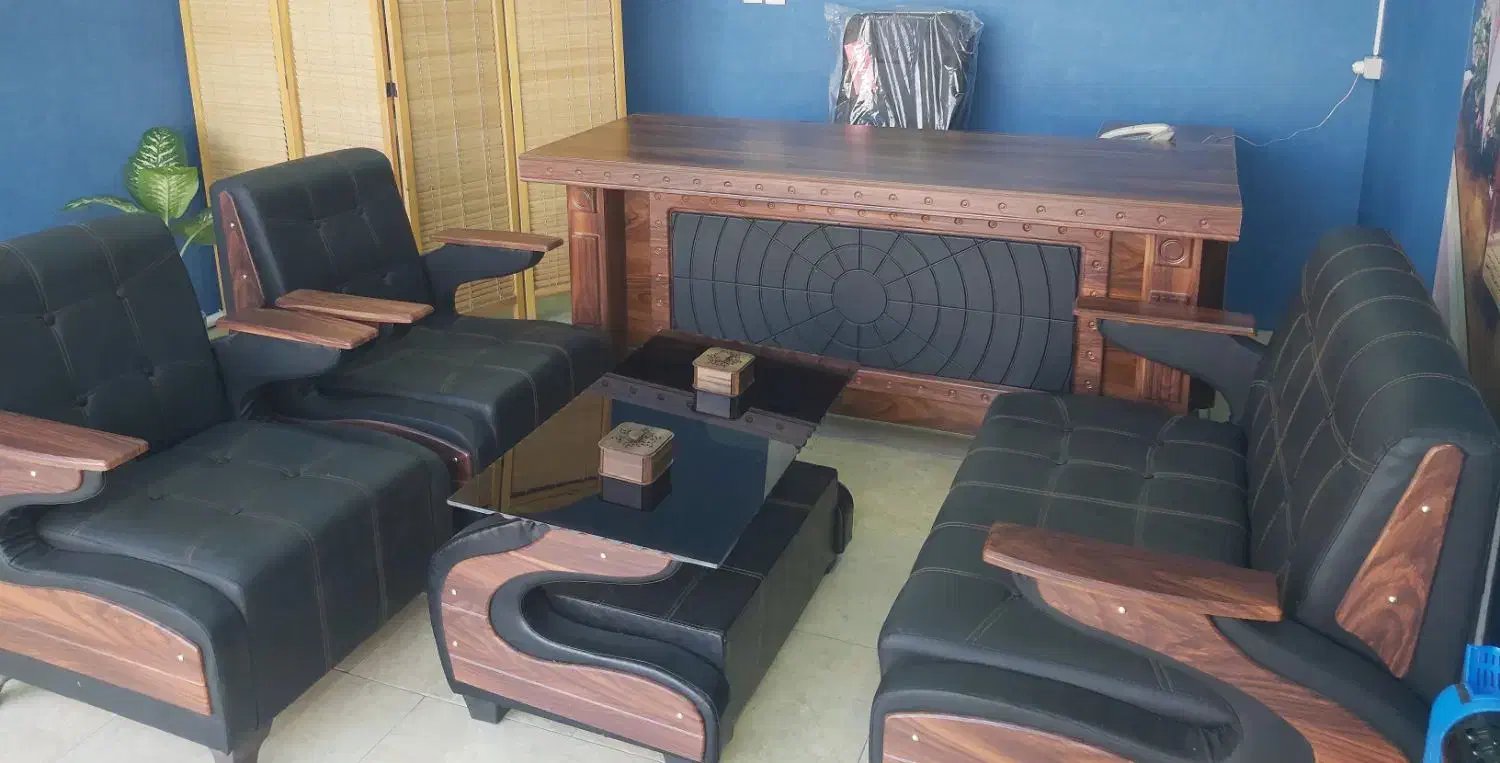 میز اداری با مبل خلبانی|مبلمان اداری|کاشان, باغ ماجد|دیوار