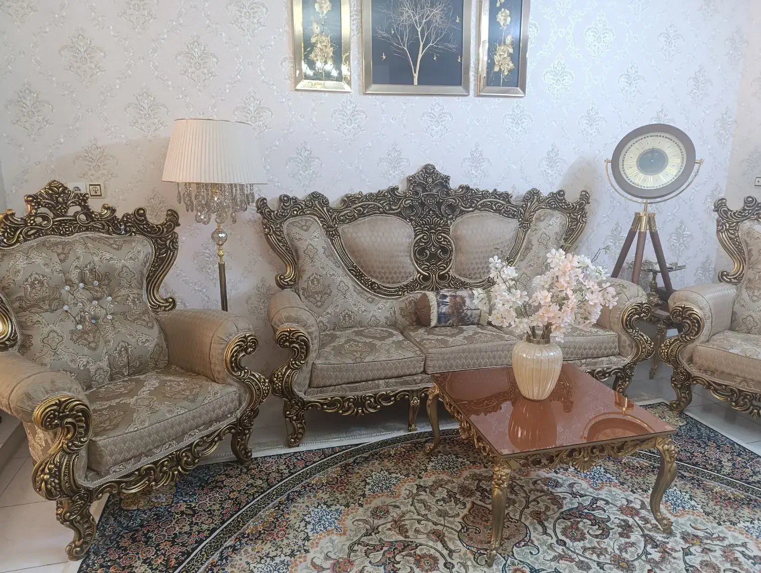 مبل سلطنتی|مبلمان خانگی و میز عسلی|دورود, |دیوار