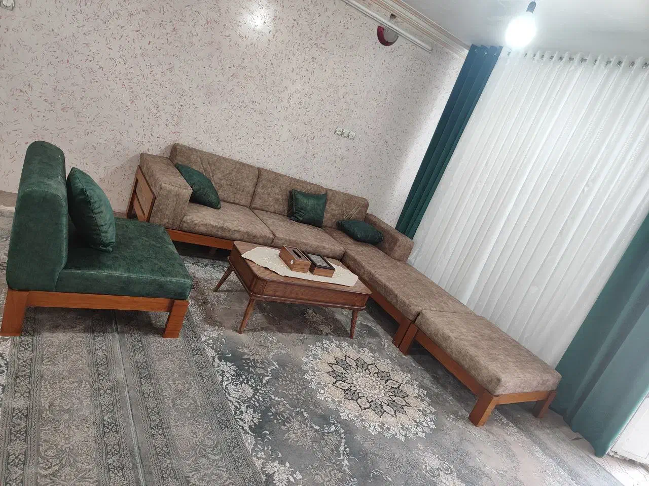 فرش 700شانه 12متری. مبل ال Lبا میزش|فرش|مشهد, طبرسی شمالی|دیوار