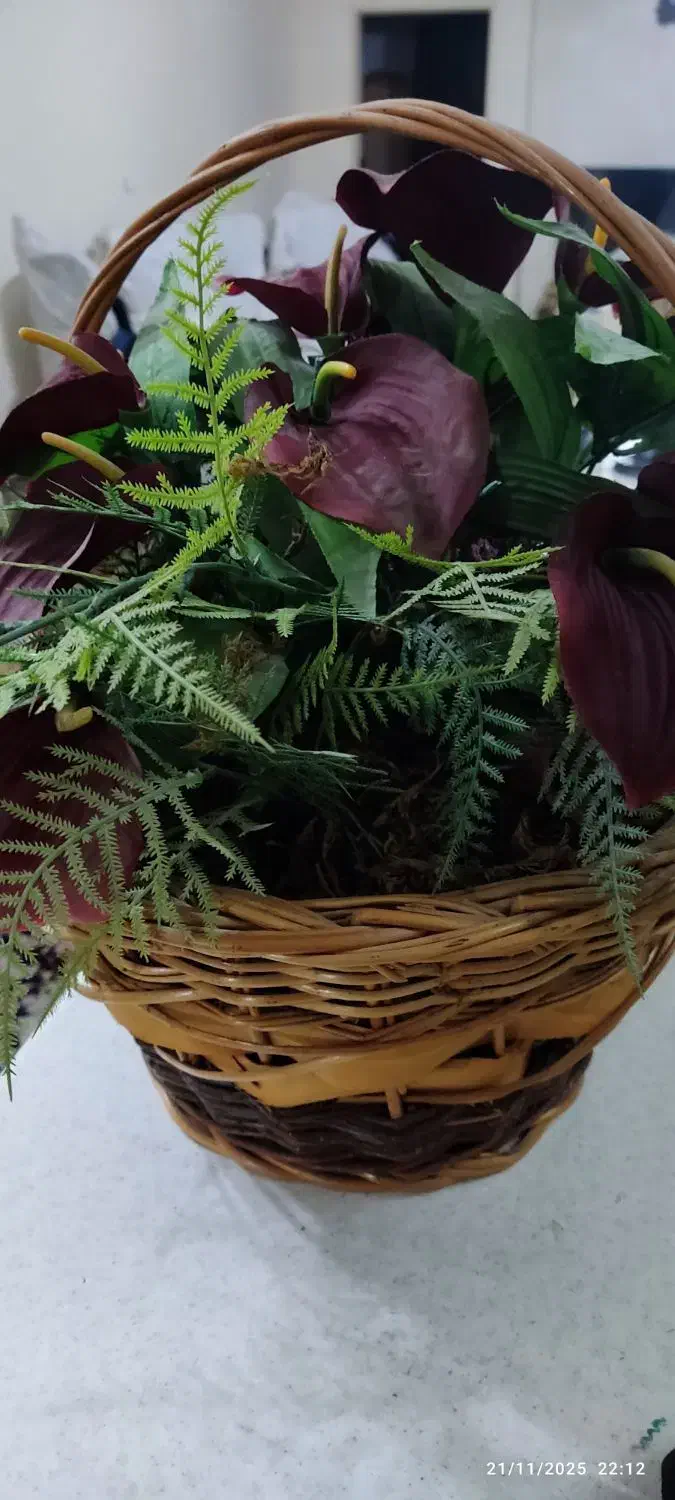 سبد و گل مصنوعی|گل مصنوعی|تهران, شهرک ولیعصر جنوبی|دیوار