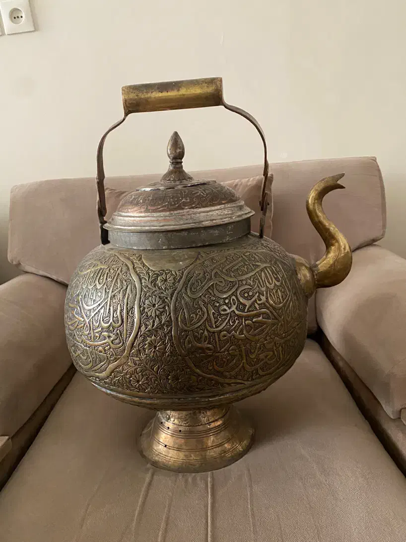 چایدان عتیقه خیلی بزرگ صفوی|کلکسیون اشیاء عتیقه|تبریز, |دیوار
