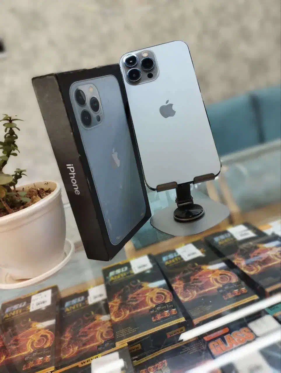 IPHONE 13 PROMAX آبی رنگ|موبایل|هشتگرد, هشتگرد قدیم|دیوار