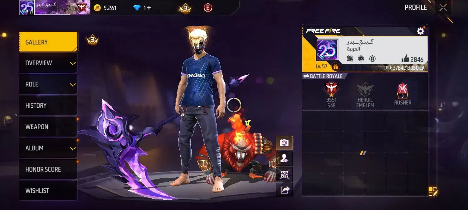 اکانت فری فایر طاق|کنسول، بازی ویدئویی و آنلاین|تبریز, |دیوار