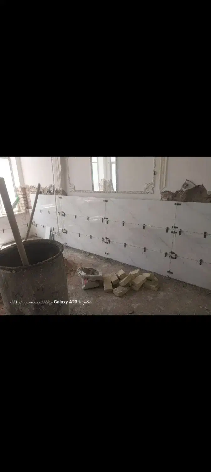 سرامیک کاری کاشی کاری کاشیکاری بین کابینتی|خدمات پیشه و مهارت|یزد, |دیوار