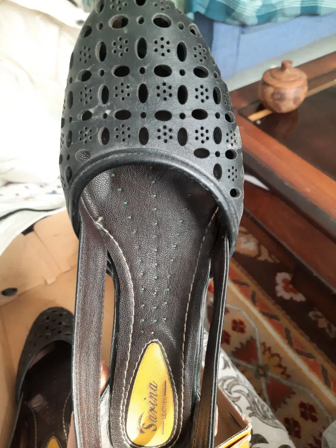 کفش چرم طبیعی سایز 40|کیف، کفش، کمربند|کرج, حصارک بالا|دیوار