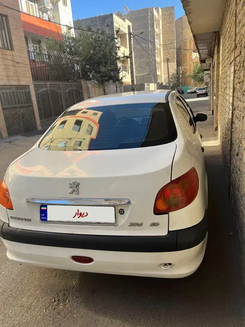 206اس دی v8مدل ۹۳|خودرو سواری و وانت|فردیس, شهرک شهید حسینی|دیوار