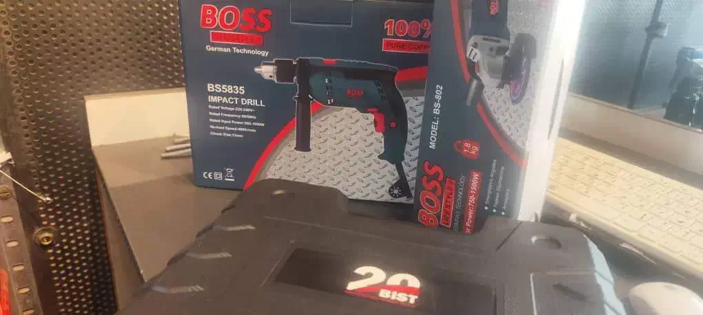 دریل‌برقی   فرز برقی boss|ابزارآلات|بندرعباس, |دیوار