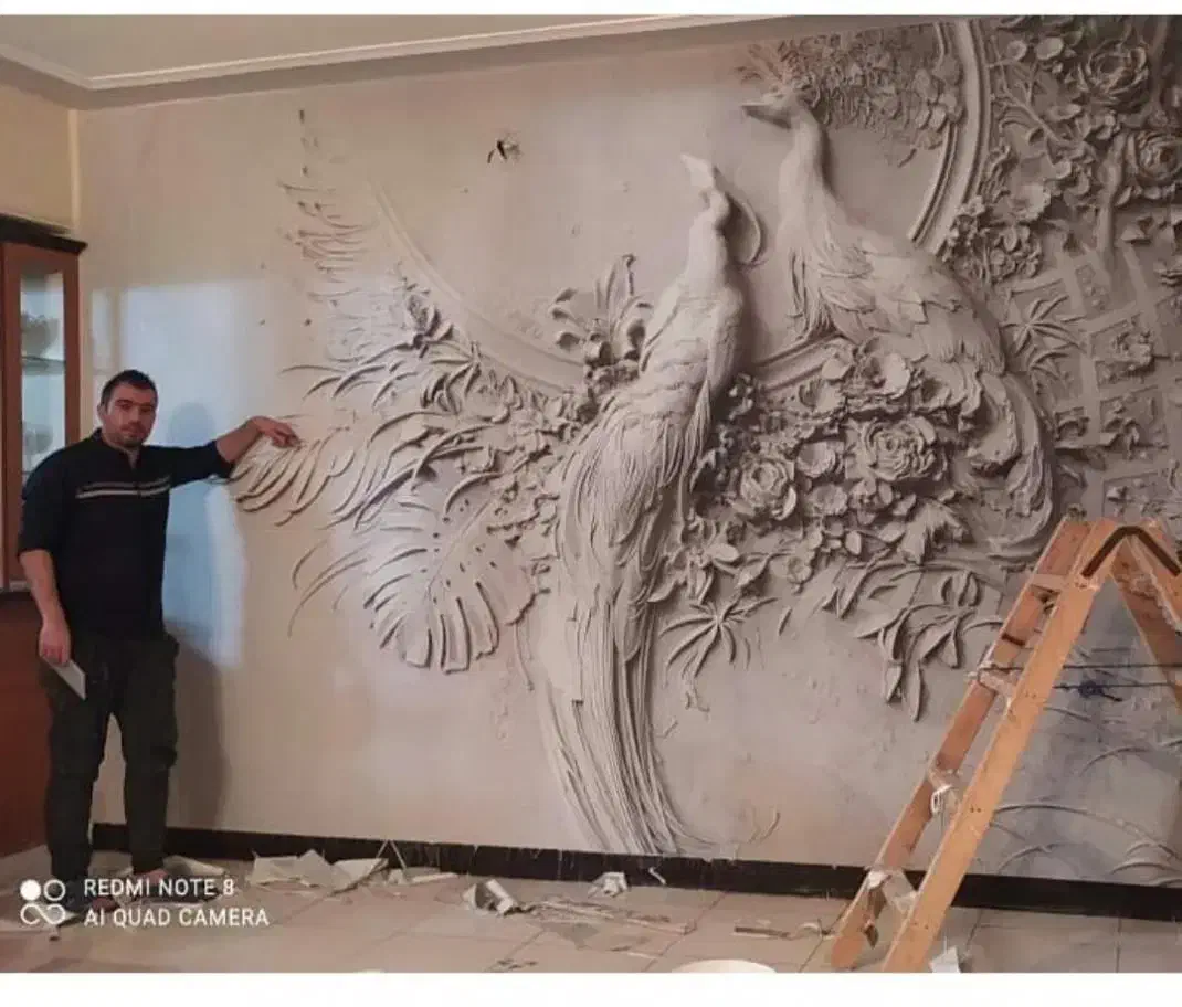 نصاب حرفه ای کاغذ دیواری|خدمات پیشه و مهارت|اراک, |دیوار