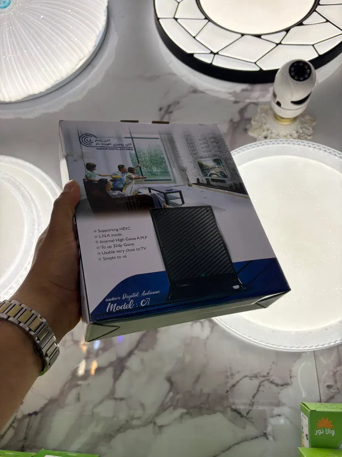 آنتن رومیزی تقویت دار گارنتی دار|تلویزیون و پروژکتور|کرمان, |دیوار