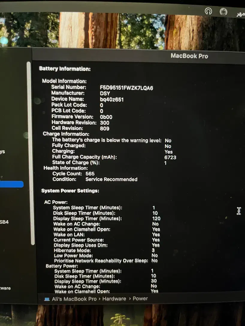 mac book pro 2019 touchbar 16 inch corei7/ram 16|رایانه همراه|مشهد, دانشجو|دیوار