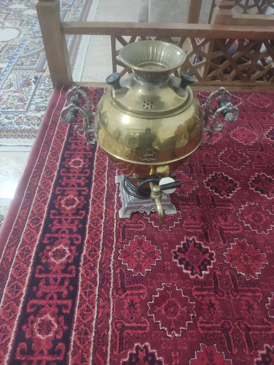 سماور برقی برنجی|سماور، چایساز، قهوهساز|نسیمشهر, |دیوار