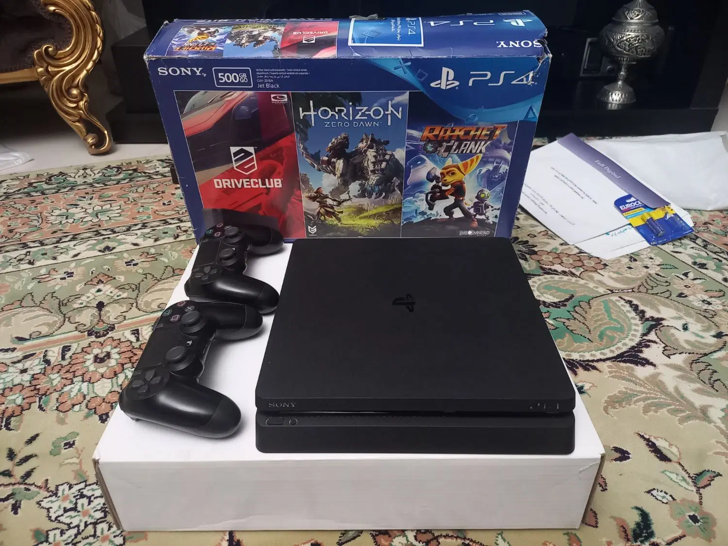 ps4slim 500G|کنسول، بازی ویدئویی و آنلاین|اصفهان, شهرک زاینده رود|دیوار