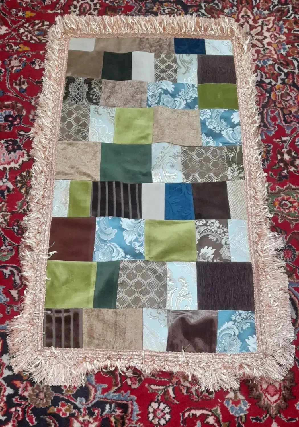 تکه دوزی|سرویس روتختی|شیروان (خراسان), |دیوار