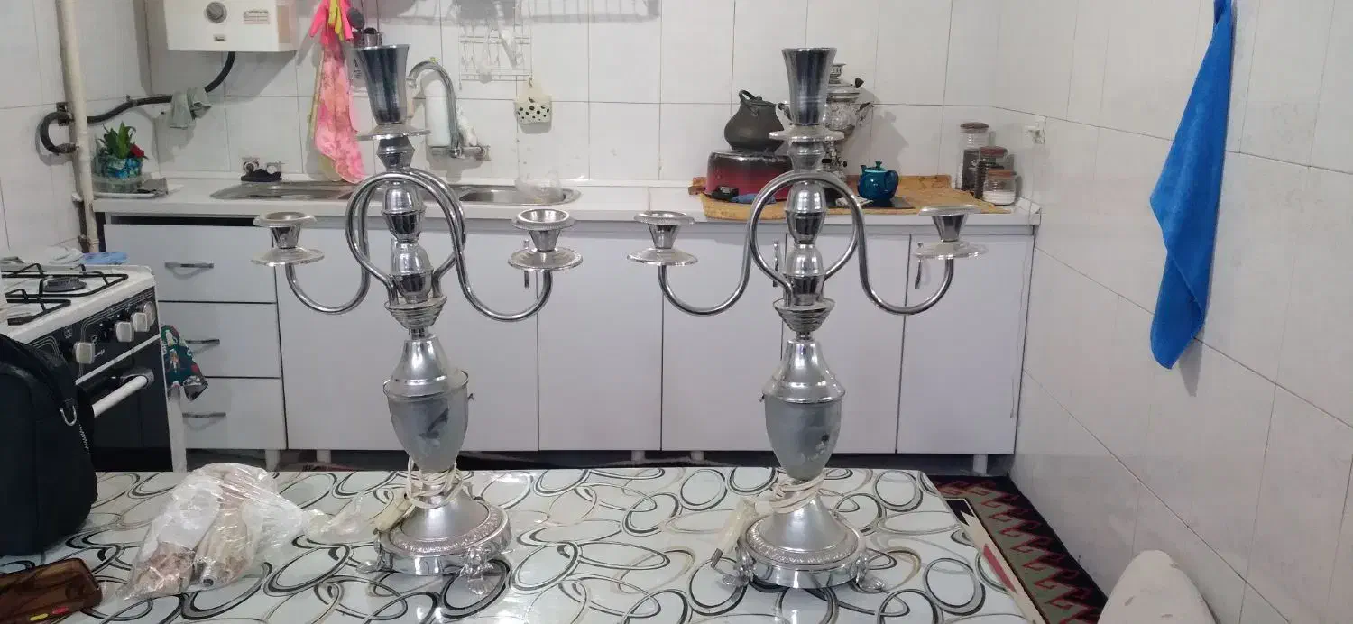 یه جفت شمعدونی|صنایع دستی و سایر لوازم تزئینی|اراک, |دیوار