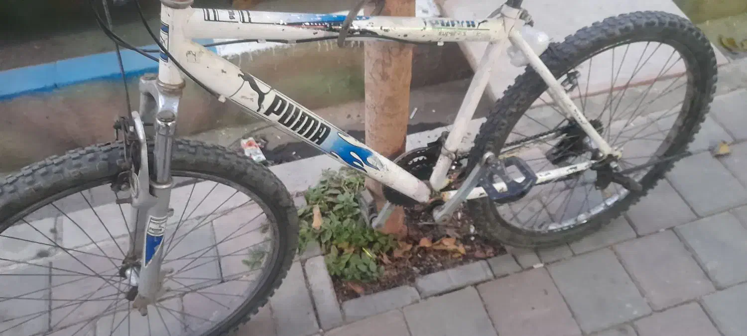 دوچرخه ۲۶ تنه الومنیم puma دنده ای|دوچرخه، اسکیت، اسکوتر|شهریار, شهرک وائین|دیوار