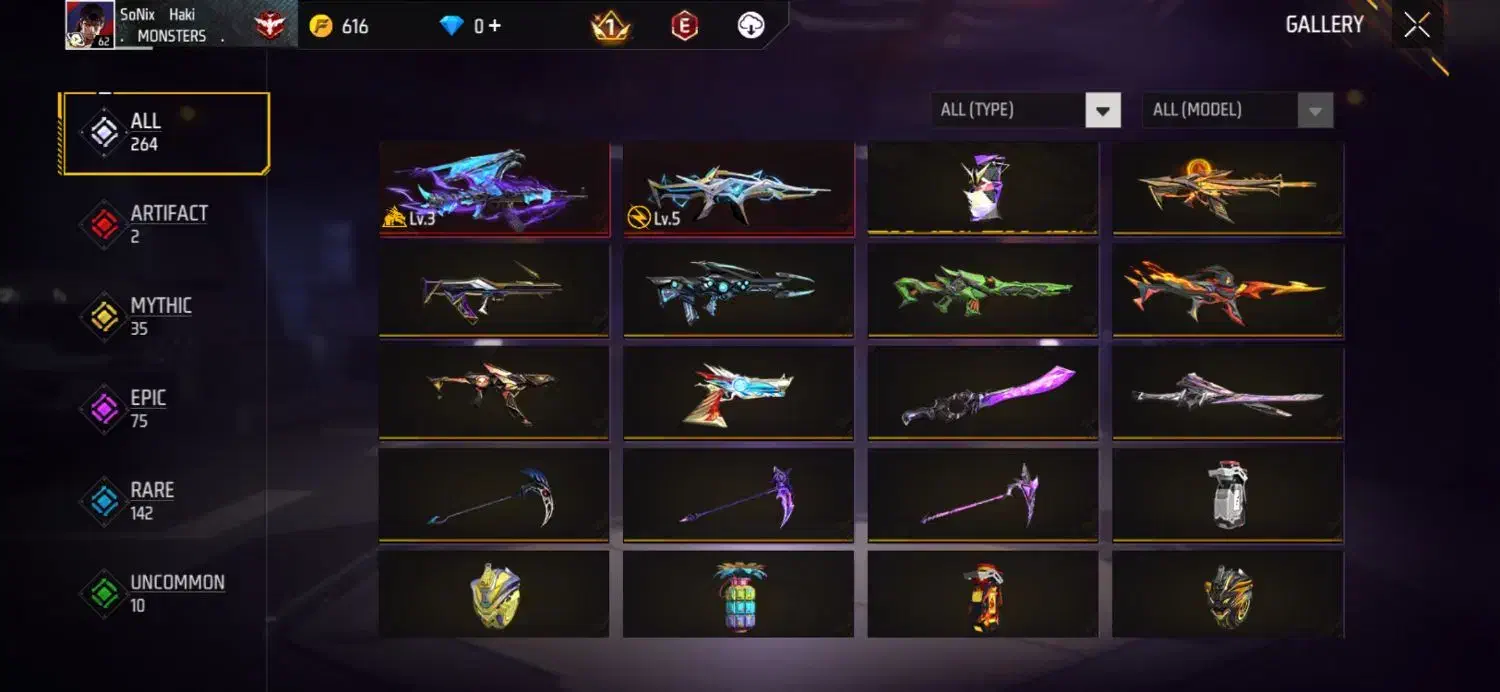 اکانت فری فایر|کنسول، بازی ویدئویی و آنلاین|اصفهان, احمدآباد|دیوار