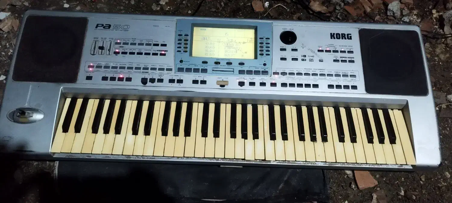ارگ پیا پنجاه تبدیل هشتاد pa50|پیانو، کیبورد، آکاردئون|گرگان, |دیوار