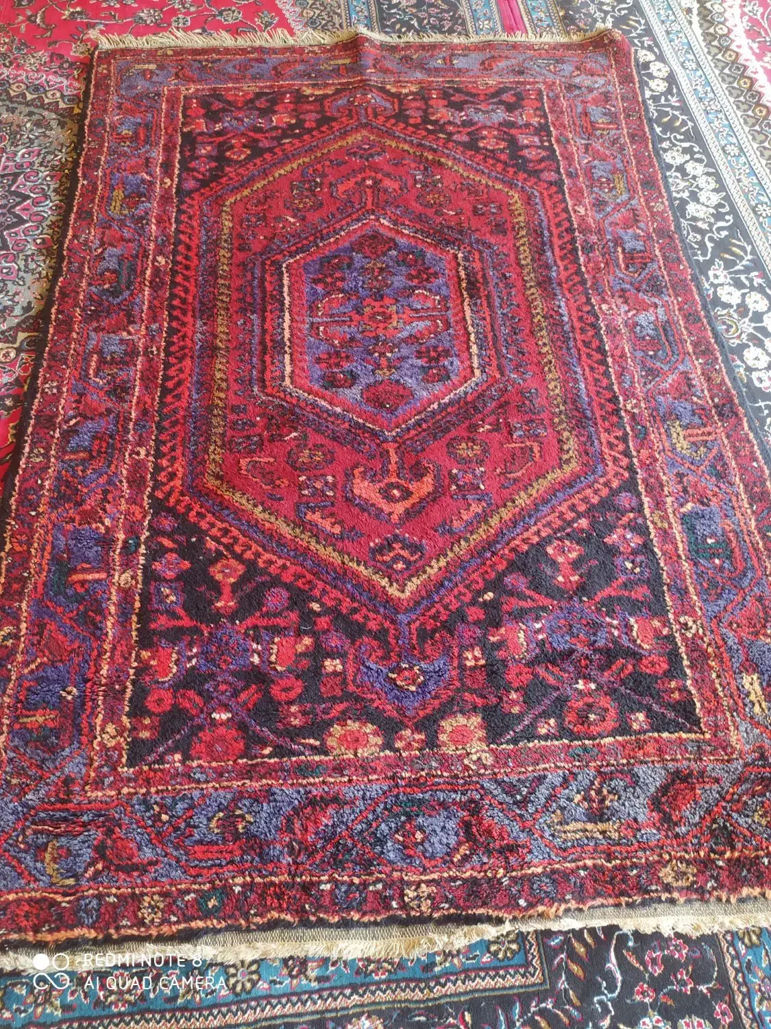 گلیم قدیمی|گلیم، جاجیم، گبه|اسلام‌‌آباد غرب, |دیوار