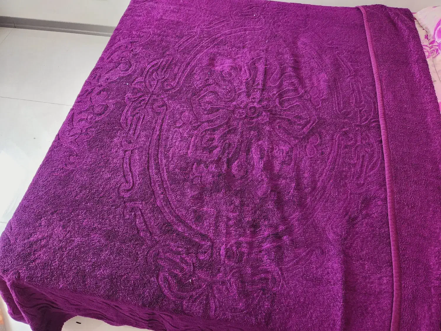 پتو بنفش|رختخواب، بالش، پتو|تهران, خزانه|دیوار