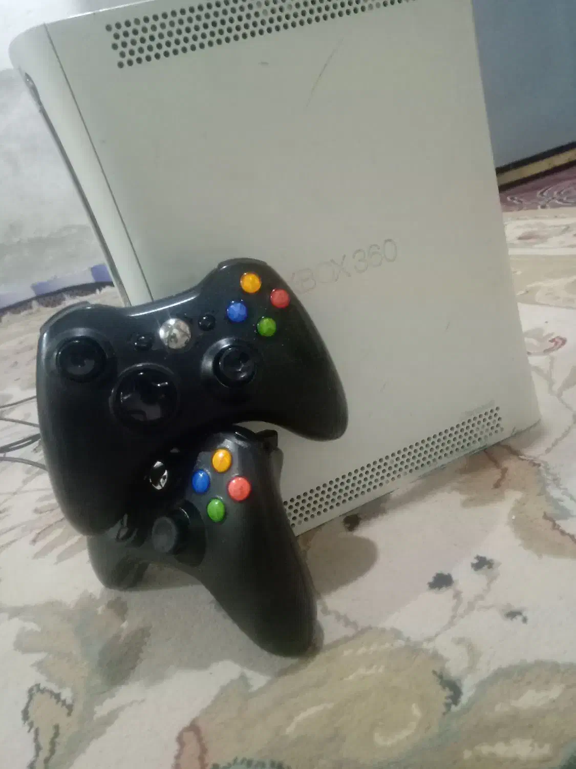 ایکس باکس 360 تمیز و سالم با دو دسته|کنسول، بازی ویدئویی و آنلاین|شادگان, |دیوار