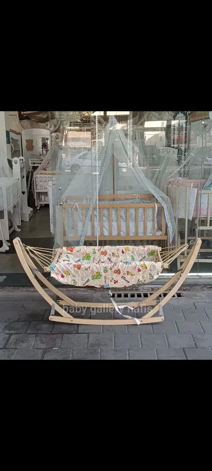 گهواره سنتی مدل ارن تخت کنار مادر مدل ارن|تخت و صندلی بچه|تبریز, |دیوار