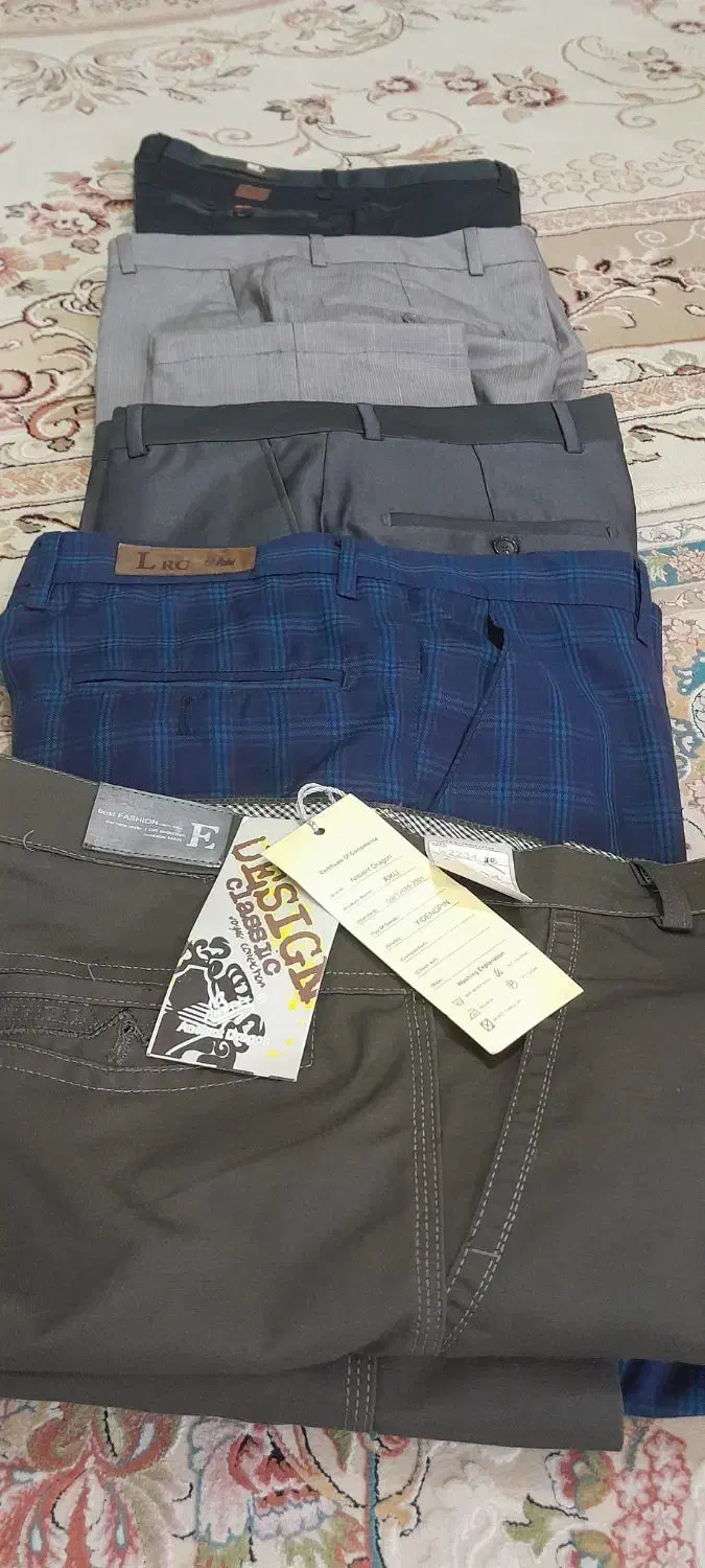 شلوارمردانه پارچه ودوخت خارجی نو|لباس|رشت, گلزاران|دیوار