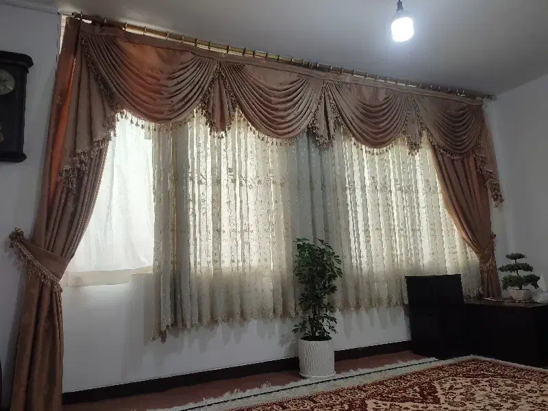 پرده دست دوم|پرده، رانر، رومیزی|فولادشهر, B6|دیوار