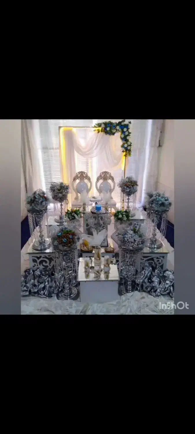 فروش وسایل سفره عقد و خنچه و دکور تالار|فروشگاه و مغازه|فسا, |دیوار