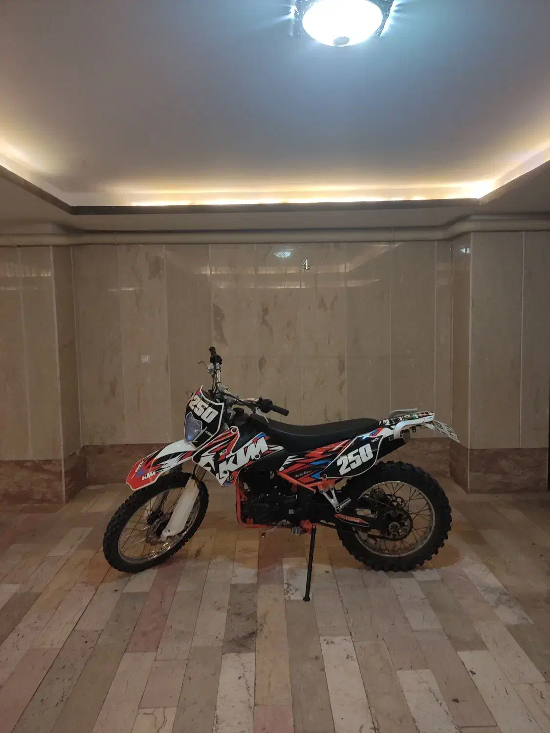 موتور تریل فلات طرح کی تی ام مدل ۹۷|موتورسیکلت|مشکین‌دشت, |دیوار