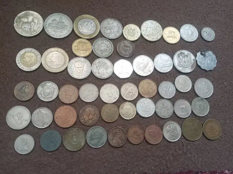 تعداد 51 عدد سکه ایرانی و خارجی کلکسیونی|کلکسیون سکه، تمبر، اسکناس|همدان, |دیوار