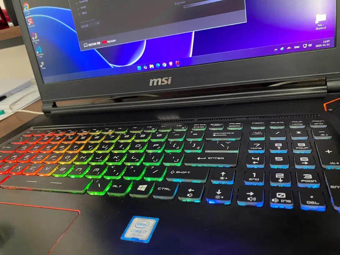 لپتاپ گیمینگ‌ MSI GS73-i7 1060|رایانه همراه|تهران, پونک|دیوار