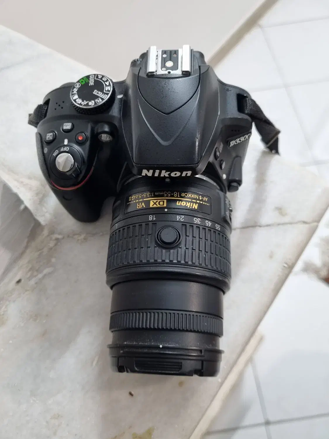 نیکون D3300 کمشات + لنز 18-55 تمیز + کیف ضدآب|دوربین عکاسی و فیلمبرداری|خرمآباد, |دیوار