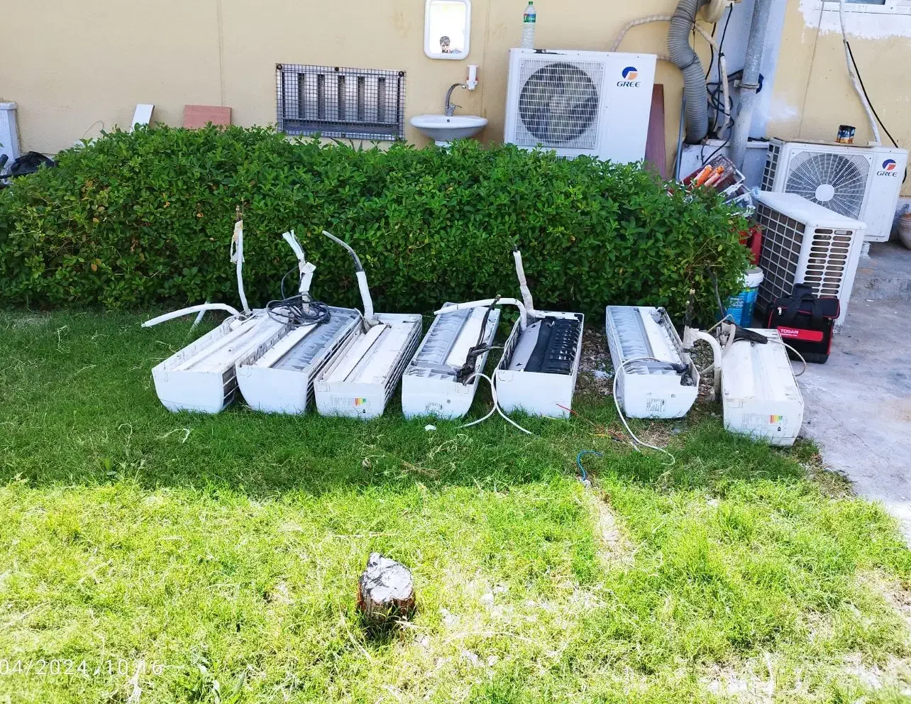 نصب تعمیر سرویس انواع کولر های گازی ایستاده/اسپلیت|خدمات پیشه و مهارت|بندر کنگان, |دیوار