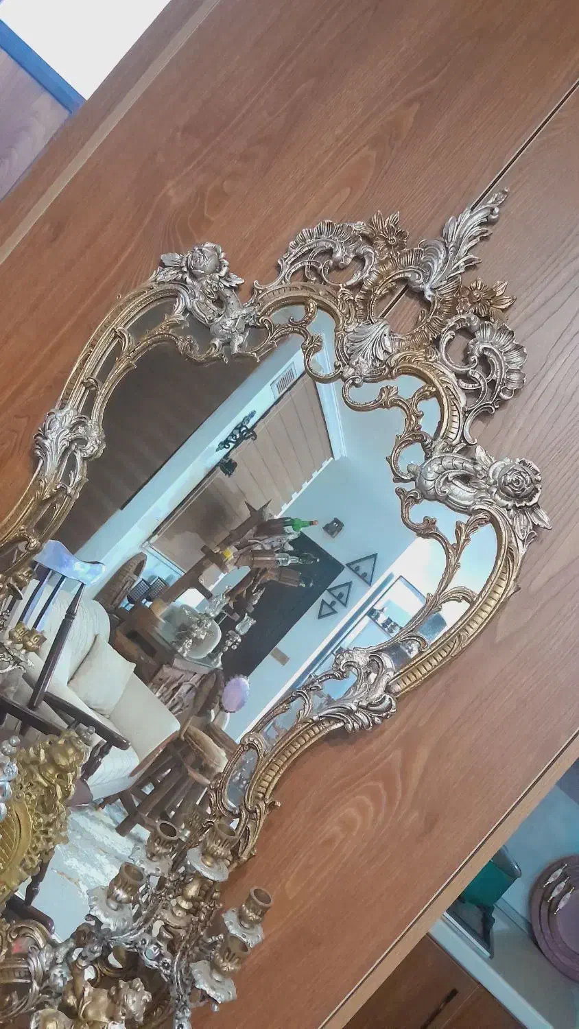 آیینه و شمعدان و کنسول|بوفه، ویترین، کنسول|یزد, |دیوار