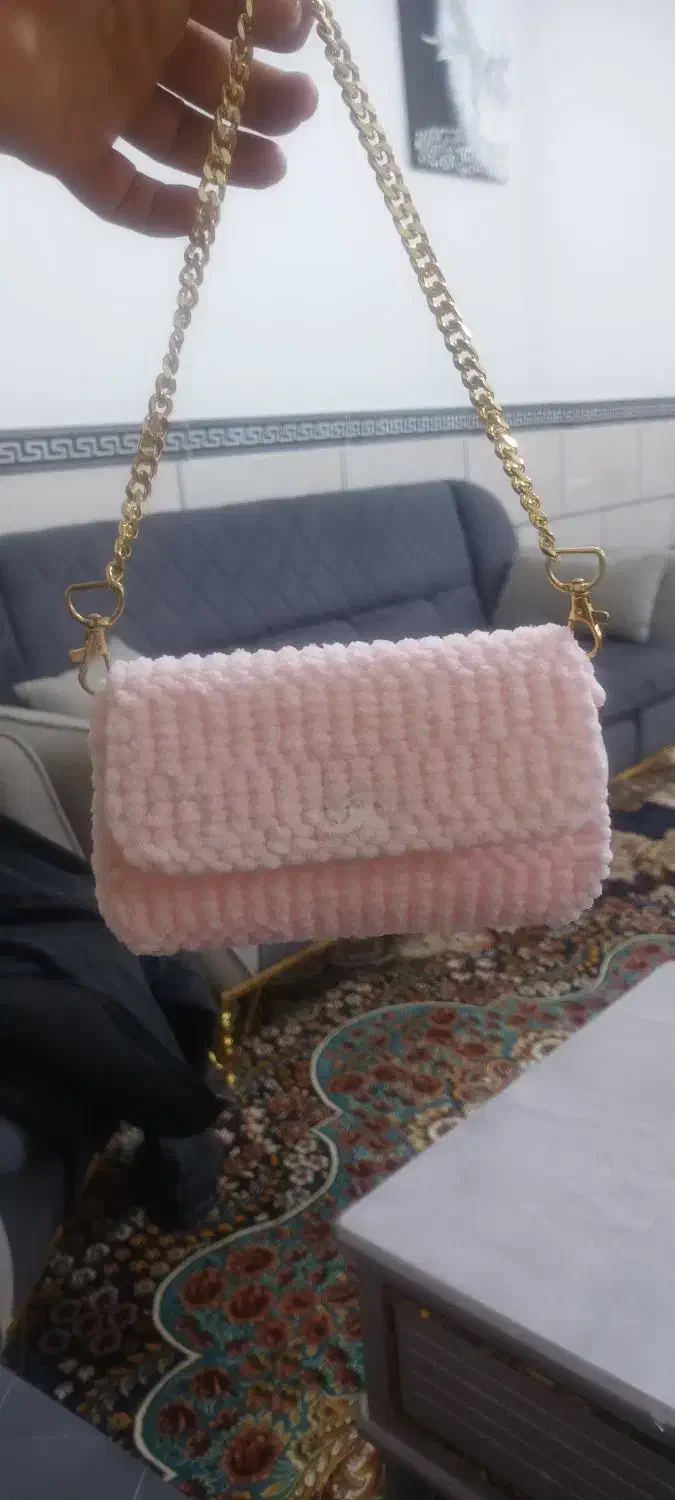 کیف دستی بافتنی|کیف، کفش، کمربند|کبودرآهنگ, |دیوار