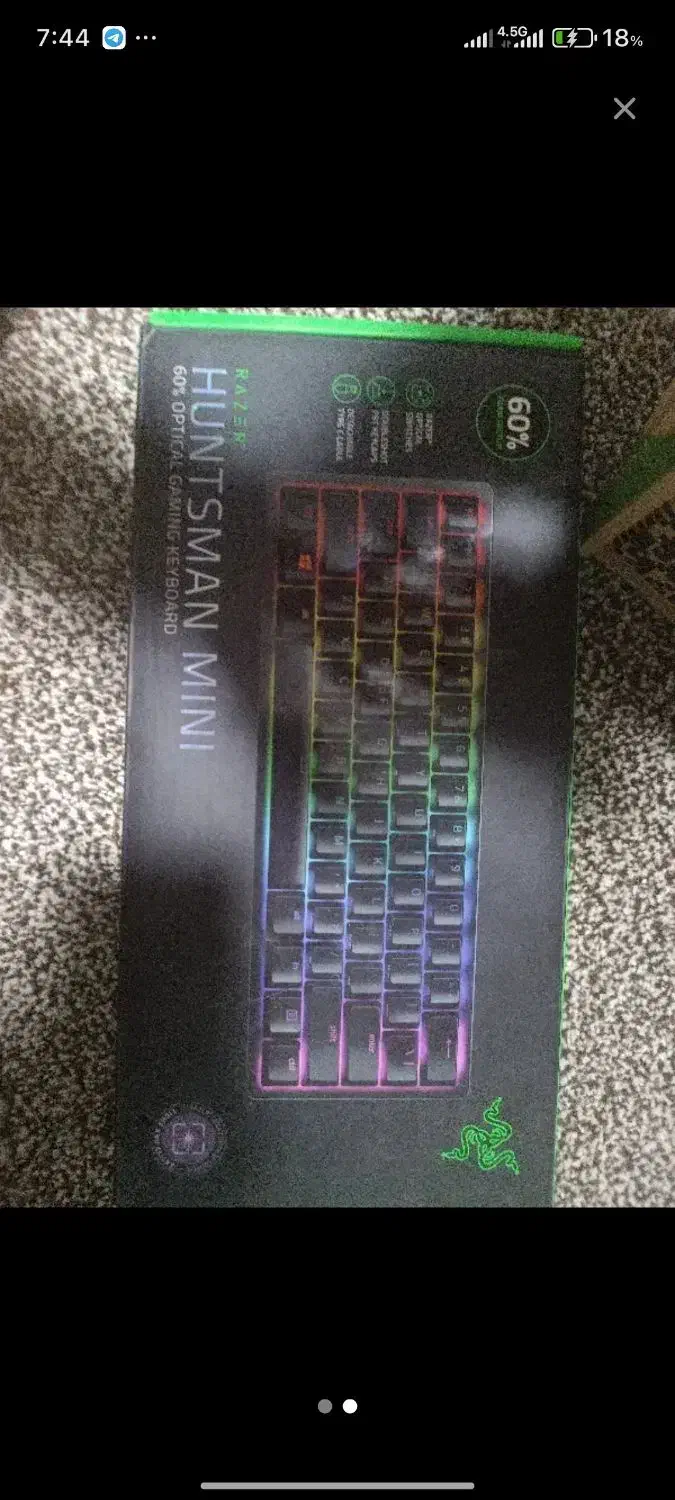 کیبورد گیمینگ razer|قطعات و لوازم جانبی رایانه|اصفهان, کشاورزی|دیوار