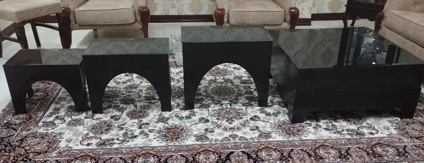 جلو مبلی 4 تیکه|مبلمان خانگی و میز عسلی|تهران, خاوران|دیوار