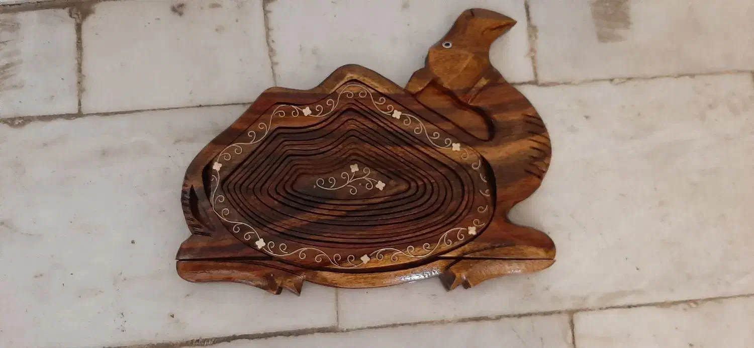 ظرف اجیل هندی دکوری چوبی|ظروف سرو و پذیرایی|مشهد, راهنمایی|دیوار